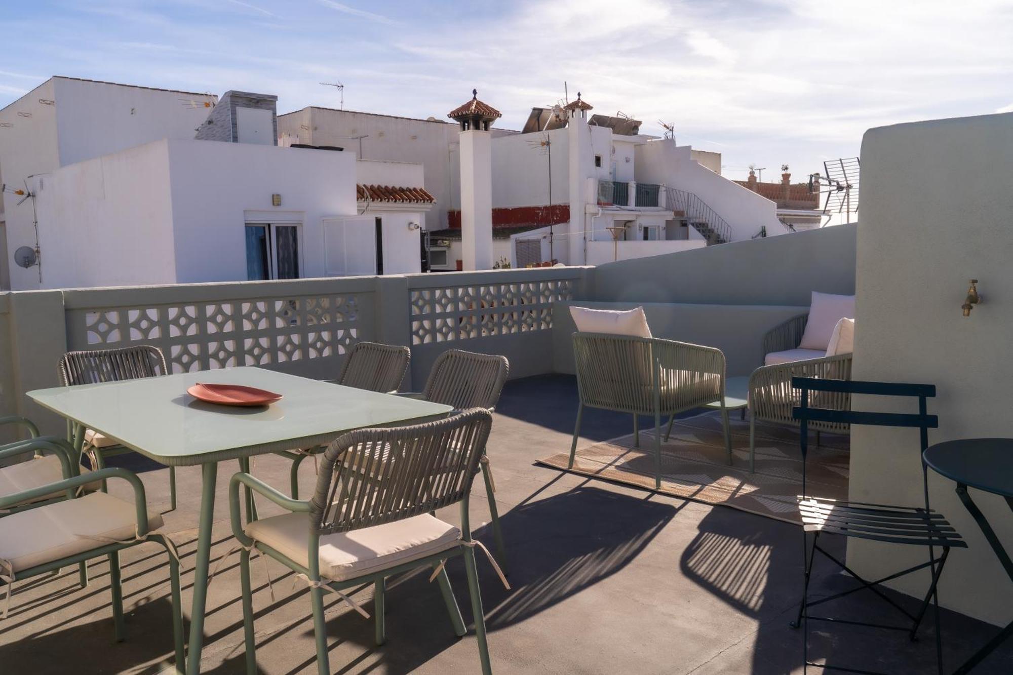 Romantic Rooftop Apartment With Stunning Sea And Mountain Views Marbella Exterior foto